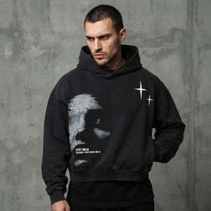 Sudadera con Capucha de Invierno AIRO INDUSTRIES, de Felpa Gruesa de Algodón, con Cordón Ajustable, Corte Regular, Color Sólido, Informal, Transpirable y de Secado Rápido - Product Image 3