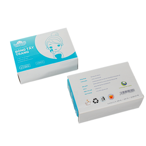 Kawaii Disposable Soft Gentle Virgin Wood Pulp 1-Ply Coreless <b>Makeup</b> Remover Wipes Standard <b>Box</b> OEM & ODM - Product Image 1