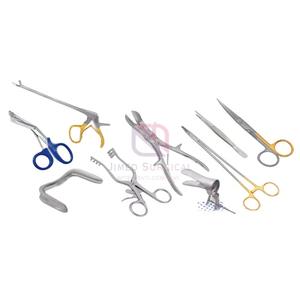 Set de Microcirugía de Oído ENT para Mastoidectomía, Kit de Instrumentos Quirúrgicos Ligeros y Económicos para Procedimientos de Otología - Product Image 1