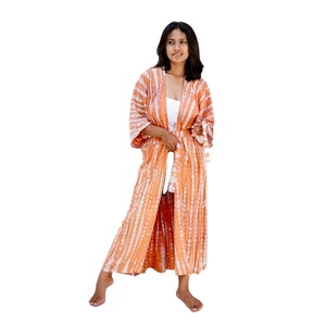 Factory Wholesale Women's Sexy <b>Wrap</b> Long Summer <b>Beach</b> Maternity Breathable Eco-Friendly Quick Dry High Cut Dress Kimono Sleeve - Product Image 1