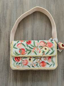 Sac Mini Bohème Brodé de Perles et Fleurs, Fermeture à Rabat, Sac à Main Femme Toutes Saisons - Product Image 1