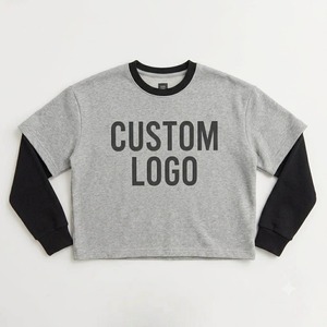 เสื้อสเวตเชิ้ตดีไซน์เนอร์สีส้มดำ คอวี แขนยาว ลำลอง สปอร์ตแวร์ สตรีทแวร์ แฟชั่นแนวเมือง เสื้อพูลโอเวอร์ - Product Image 4
