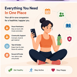 Application mobile de programme de perte de poids intelligent, suivi des objectifs de remise en forme et de nutrition, plans personnalisés, compatible Android, iOS et web - Product Image 4