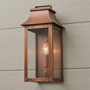 Regal Light Copper <b>Lantern</b> Antique Finish <b>Brass</b> <b>Lantern</b> Old World Copper <b>Lantern</b> Vintage Farmhouse <b>Lantern</b> - Product Image 4