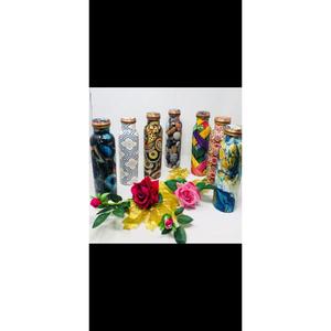 Lightweight Custom Designing Water <b>Bottle</b> Enamel Coated 100% <b>Copper</b> Eco Friendly Water <b>Bottles</b> Gift Ideas Customizable <b>Bottle</b> - Product Image 5
