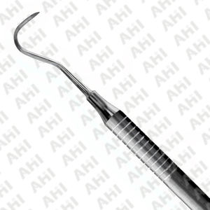 Raspadores Dentales Manuales de Doble Punta de Grado Quirúrgico, Acero Inoxidable, Certificación CE Clase I - Product Image 4