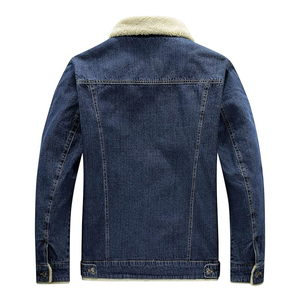 <b>Mens</b> Premium Denim Jacket Stylish Regular Fit Casual Wear Classic Blue <b>Jean</b> Jacket Winter for Streetwear Fashion Outfit - Product Image 3