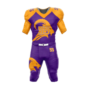 Uniforme de Fútbol Americano al por Mayor, Hecho en Pakistán, de Alta Calidad, Manga Corta, 100% Poliéster, Ropa Deportiva Personalizable - Product Image 5