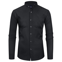 Kemeja Pria Putih Slim Fit Lengan Panjang Kancing Depan Formal Bisnis Kasual Kantor Pesta Pernikahan Klasik Elegan