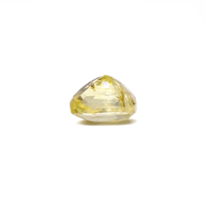Handcrafted 3.85 Carat Yellow Sapphire Loose Gemstone Oval Cut for Fine Jewelry - Product Image 3