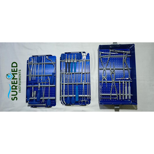 ชุดเครื่องมือผ่าตัดกระดูกสันหลังสแตนเลส SureMed Instruments พร้อมกล่องอลูมิเนียม อุปกรณ์ศัลยกรรมกระดูกและข้อ คู่มือการใช้งาน ได้รับการรับรองมาตรฐาน ISO13485 ผลิตแบบ OEM - Product Image 1