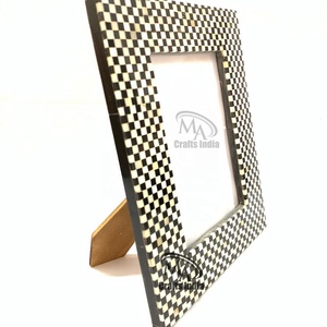 ของตกแต่งบ้านทำจากพลาสติกเรซินสีดำและสีขาวทำจากไม้แกะสลักรูปติดผนังแนววินเทจกระดูกกระดูกแบบโบราณ - Product Image 3