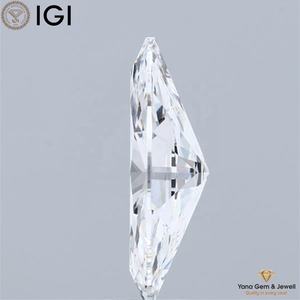 Diamante de corte Marquesa cultivado en laboratorio CVD de 4,00 quilates, certificado IGI, Color D, VVS2, obra maestra de diamante de claridad - Product Image 5