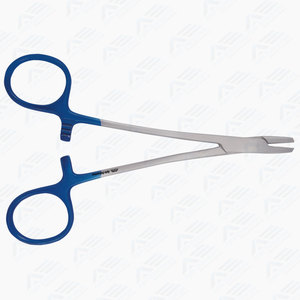 Qualité optimale et de précision 12.5 cm Fournitures médicales professionnelles Porte-aiguille Derf à usage unique Instruments médicaux droits - Product Image 6