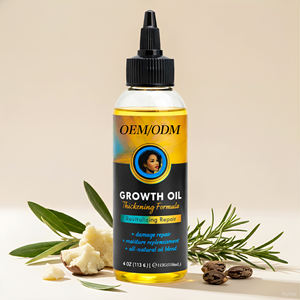 Aceite Orgánico para el Crecimiento del Cabello, Fórmula Herbal Engrosadora, Aceite para el Cuero Cabelludo, Hidratante, Reparador, 118ml - Product Image 1