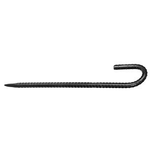 Picchetti per Armature a Gancio a J da 12 Pollici per Carichi Pesanti, Ancoraggi a Terra in Acciaio Zincato da 0,4 Pollici di Diametro con Punta a Scalpello, Resistenti alla Ruggine - Product Image 6