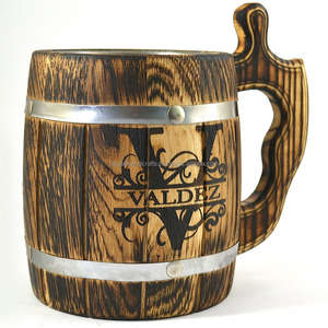 Recién llegado, taza de madera, té, café, cerveza, bebida, taza de viaje, artículos de té, cocina, taza de oficina - Product Image 2