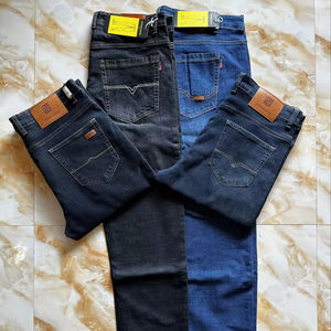 Jeans de Mezclilla para Hombre y Mujer, 100% Algodón, Secado Rápido, Corte Regular Vintage, Lavado Casual, Rectos, para Invierno y Verano, Varios Modelos - Product Image 5