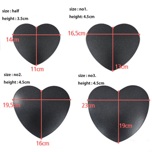 <b>Heart</b> <b>Shaped</b> <b>Cake</b> Pan PTFE Non Stick Deep Single Mold 4 Sizes Half to No3 Layer Sponge Chiffon Baking <b>Tin</b> Korea Made Bakeware - Product Image 6