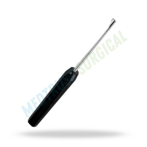 Curette à pousser vers le bas de 15 pouces, instrument neurochirurgical pour chirurgie de la colonne vertébrale, outil de raclage osseux - Product Image 3