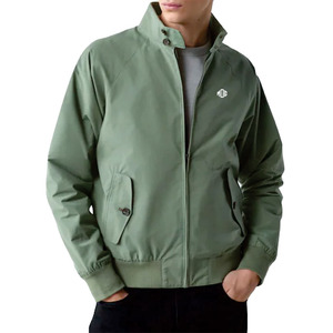 OEM Custom Plain Nylon Windbreaker <b>jacket</b> for men Stand Collar Zip Up Bomber <b>Jacket</b> <b>Lightweight</b> Ribbed Hem Casual Outerwear USA - Product Image 1