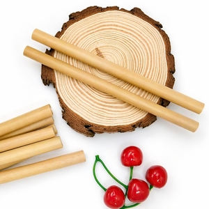 Bamboo Reusable <b>Drinking</b> <b>Straws</b> Eco-Friendly Bar Accessories Box <b>for</b> Juice Coffee Tea Camping Weddings Parties - Product Image 3