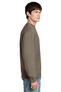 Sweat-shirt à col rond pour homme, 100% coton, couleur unie, coupe classique, pull décontracté, tissu tricoté, écologique, 300g, vêtements d'hiver - Product Image 3