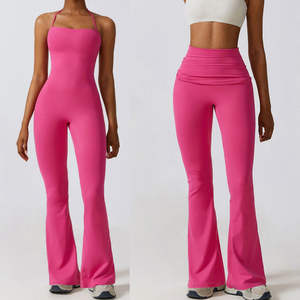 Últimas Novedades: Leggings Acampanados Holgados para Mujer, Ropa Deportiva, Leggings con Control de Abdomen y Efecto Levanta Glúteos - Product Image 1