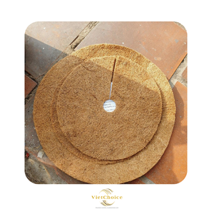 VietChoice Coconut Coir Mulch Mat Circular <b>Biodegradable</b> Eco-Friendly Garden <b>Plant</b> <b>Pot</b> Liner Rustic Style - Product Image 6