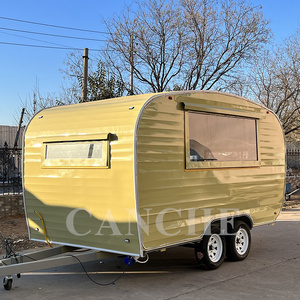 Snack Restaurant Manufactures Trailer of Snacks Food Truck for Vending for Sale <b>Caravan</b> Mobile Food Truck - Product Image 4