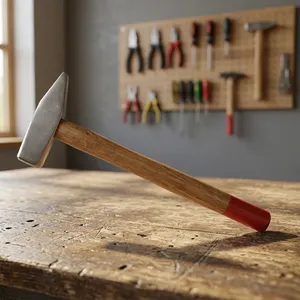 Marteau de sécurité en acier au carbone solide avec manche en bois marteau industriel de bonne qualité en différentes tailles à bas prix - Product Image 4