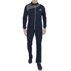 Men's Sportswear O-Neck Zipper Hoodie With Matching Joggers Sweat Suit Set - Product Image 1
