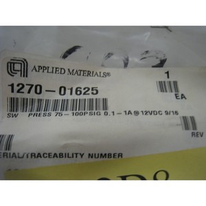 2 AMAT 1270-01625 SW Press 75-100PSIG 0.1-1A@VDC - Equipo y piezas de semiconductores de confianza de la marca global Legacy - Product Image 3