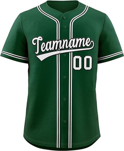 Customized Plus Size Baseball Jersey 100% <b>Polyester</b> Quick Dry Breathable Professional Team Wear Wholesale Quality Design Logo - Product Image 4