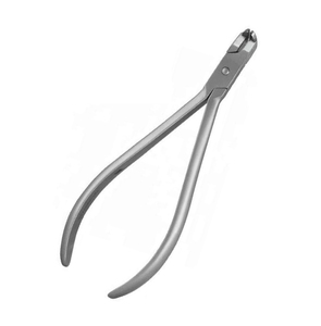 Pince orthodontique dentaire de sécurité pour coupe distale, instrument d'orthodontie, forceps dentaire manuel, argenté, classe I, chirurgical - Product Image 1