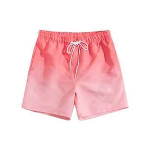 <b>Men's</b> Solid Quick Dry Board Shorts Mid Length Drawstring Waist Lightweight Casual Beach Swim <b>Trunks</b> - Product Image 6
