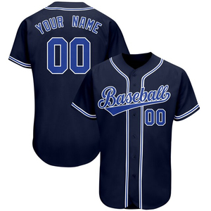 Chemises de baseball et de softball imprimées à manches courtes de haute qualité personnalisées, 100% polyester, ensemble complet, antibactérien, respirant - Product Image 5