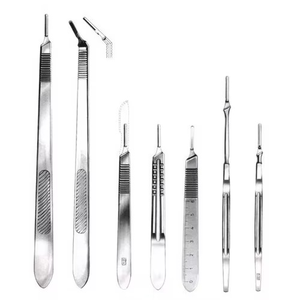 Instruments chirurgicaux : Couteau à lame amovible en acier inoxydable, ensemble d'instruments certifié CE ISO, garantie 1 an, pour salle d'opération générale - Product Image 1