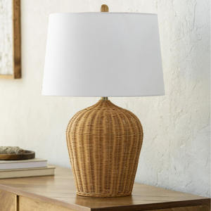 Elegantes Lámparas de Mesa de Ratán, Se Aceptan Pedidos OEM, Iluminación Decorativa para el Hogar, Lámpara de Mesa Nórdica para Dormitorio y Sala de Estar en Vietnam - Product Image 2