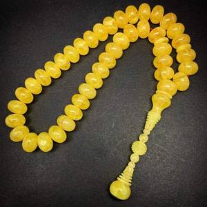 Luxury <b>Honey</b> Amber Muslim Prayer Beads - Product Image 6