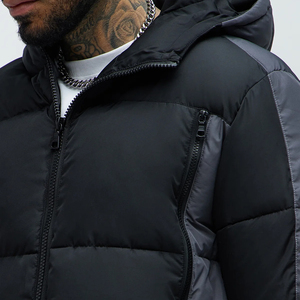 Design Comfortable Breathable Coat For Hiking Men Puffer <b>Jacket</b> Winter Performance Outerwear Lightweight Warm Insulated Quilted - Product Image 6
