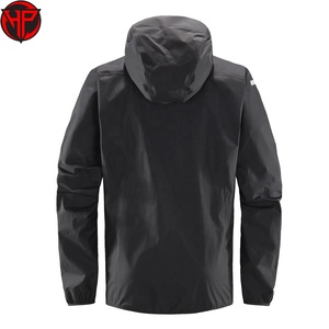 <b>Men</b> Color Contrast Hooded Windbreaker <b>Jacket</b> Custom Logo Multi Pockets Zip Up Outdoor Windproof Nylon <b>Jacket</b> - Product Image 2