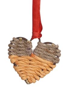 Adorno Navideño Moderno con Forma de Corazón, Diseño Personalizado, Hecho a Mano, Venta al por Mayor de Fábrica de Cestas y Alfombras, Decoración Interior y Exterior - Product Image 3