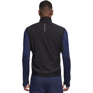 Chaleco de lana informal para hombre, sin mangas, con logotipo personalizado, chaleco con cremallera. - Product Image 3