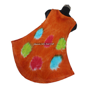Robe décontractée de plage en rayonne tie-dye, style bohème gypsy, dernière mode été 2026, haute qualité, à prix abordable - Product Image 2