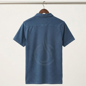 Camiseta Polo Esencial para Hombre, Algodón Premium, Tejido Cómodo y Transpirable, Ropa Casual para Uso Diario - Product Image 4
