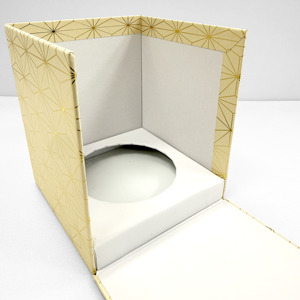 Caja de Regalo Cuadrada Rígida de Papel de Arte Premium para Bebidas, Estructura Especial con Solapa Abatible, Estampado en Lámina Dorada, Diseño Multicapa, Personalizable - Product Image 5