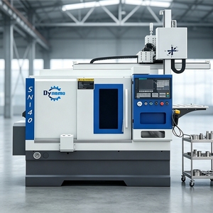 Torno vertical CNC Fanuc de fabricación china <span class=keywords><strong>para</strong></span> trabajos pesados con 3 ejes, guías lineales de rodillos y alta rigidez - Product Image 1