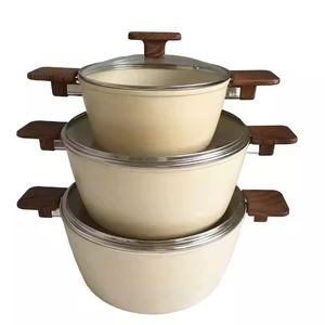 Modern Gold & White Casserole Premium Food Warmers Minimalist Stainless Steel <b>Buffet</b> <b>Server</b> with Ball Knob Accents - Product Image 5