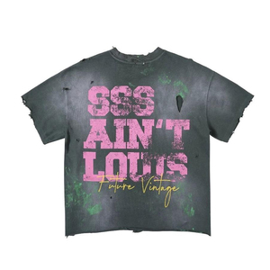 เสื้อยืดคอกลมทรงบ็อกซี่ผ้าบางสไตล์แอซิดวอชสำหรับผู้ชาย รุ่นใหม่ล่าสุด เสื้อยืดโอเวอร์ไซส์พิมพ์ลายสกรีนสำหรับผู้ชาย ขั้นต่ำในการสั่งซื้อน้อย - Product Image 2